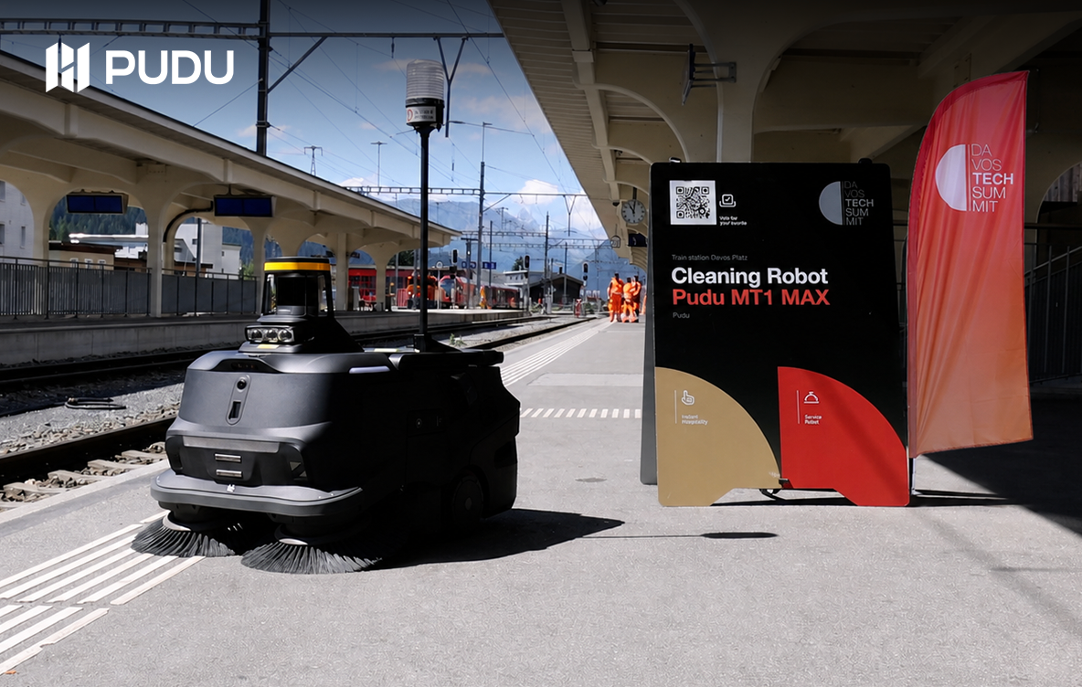 Pudu Robotics Brings Physical AI into Everyday Life at Davos Tech Summit's Robot City