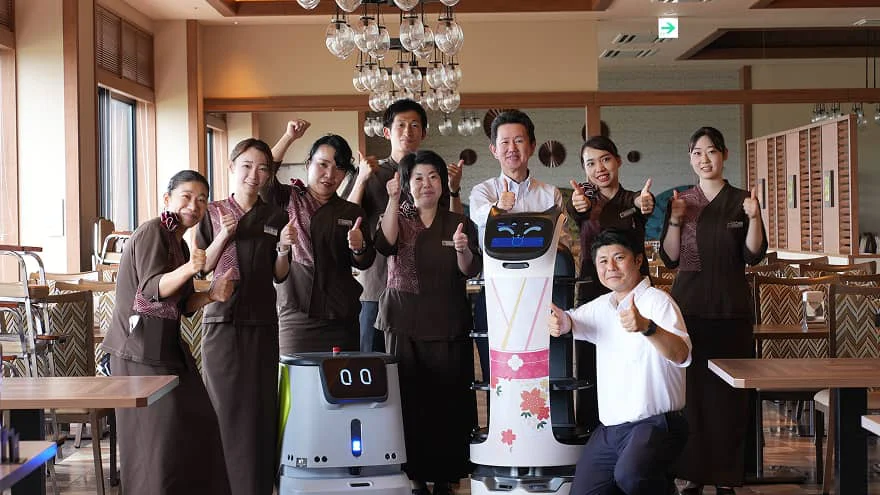 龙宫城三日月SPA酒店携手普渡，探索传统和风与前沿科技融合之美