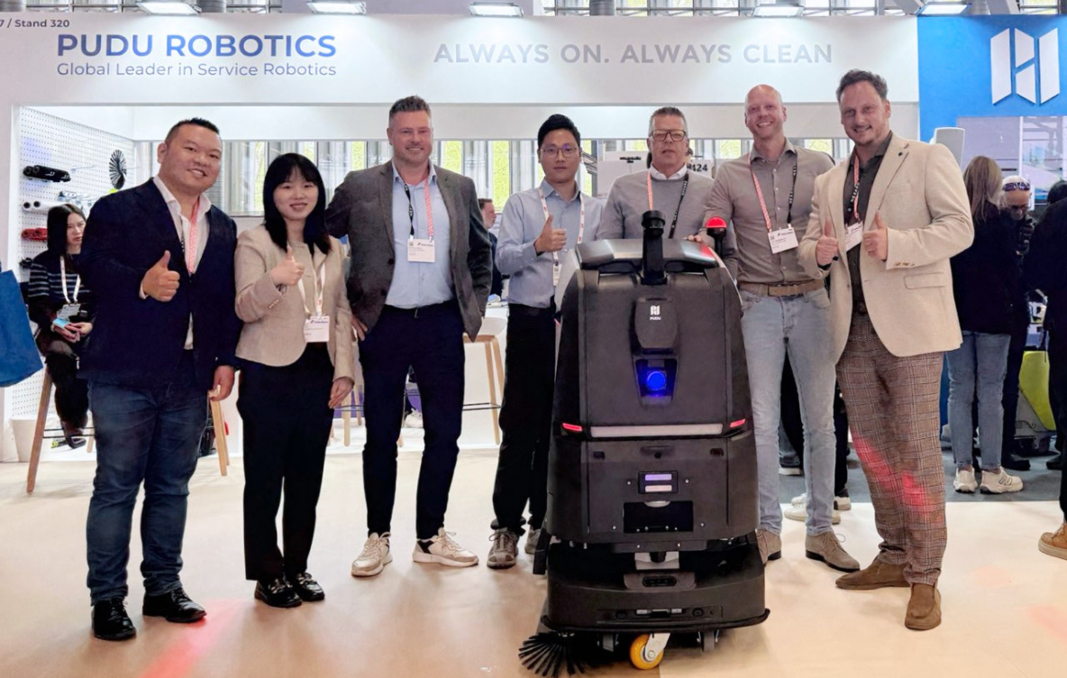 Pudu Robotics Announces Strategic Partnership with Gom Schoonhouden B.V. at Interclean Amsterdam 2026, Marking Europe's First Deployment of the AI-Native PUDU BG1 Series