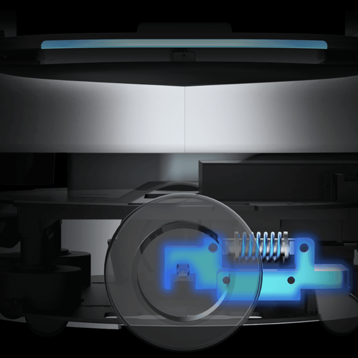 BellaBot automotive-grade independent suspension system