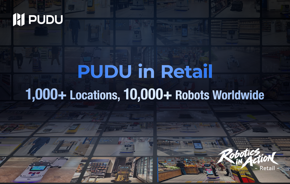 How is Pudu Robotics expanding its role in retail operations?