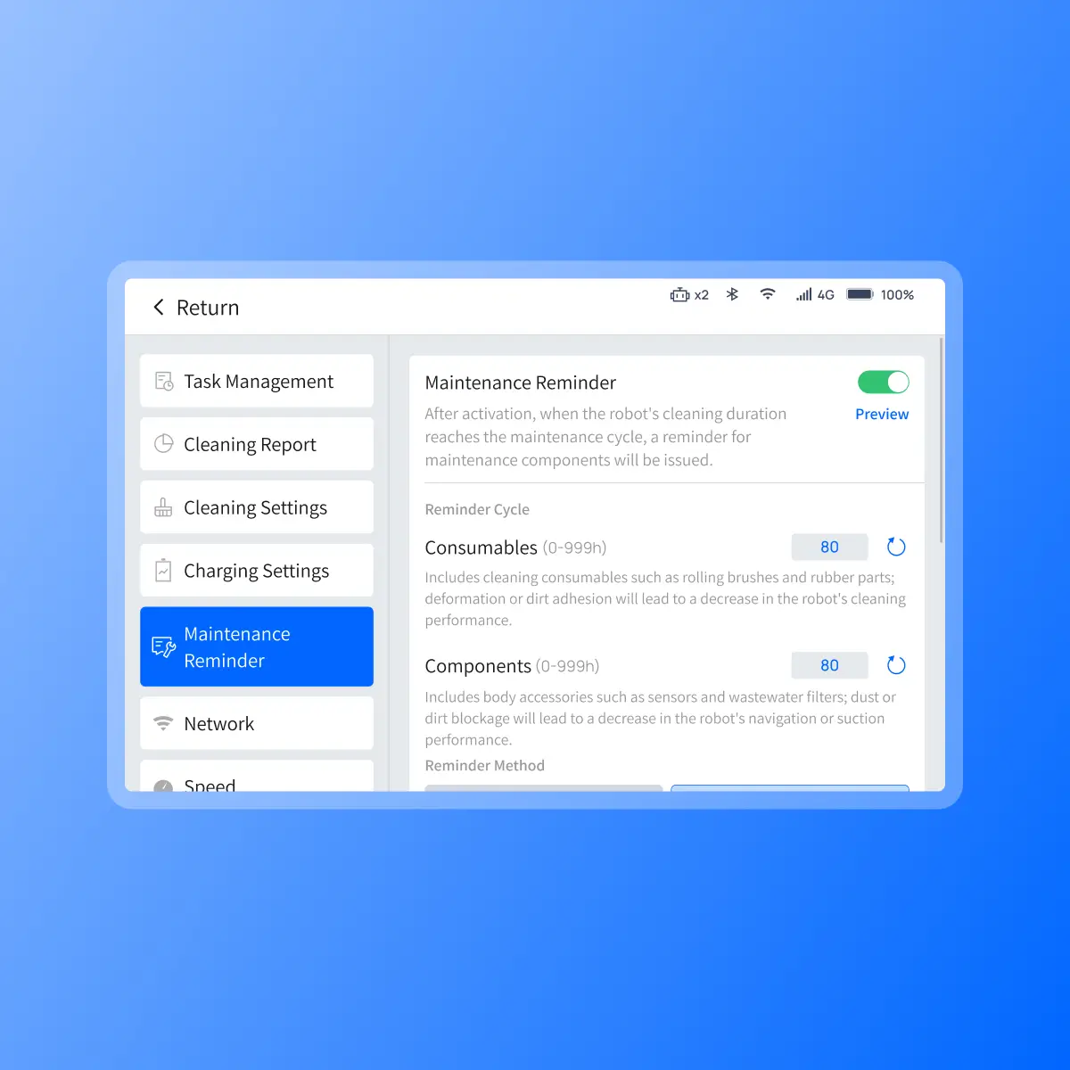Built-in training system